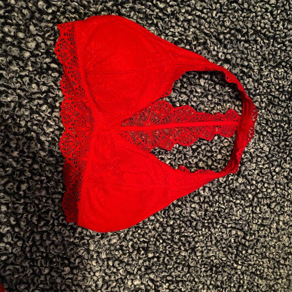 COPY - Lace back Haltered bralette